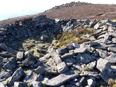 #4 Summit of Seefin with 2 Cairns Monavullagh Mountains/Comeragh.